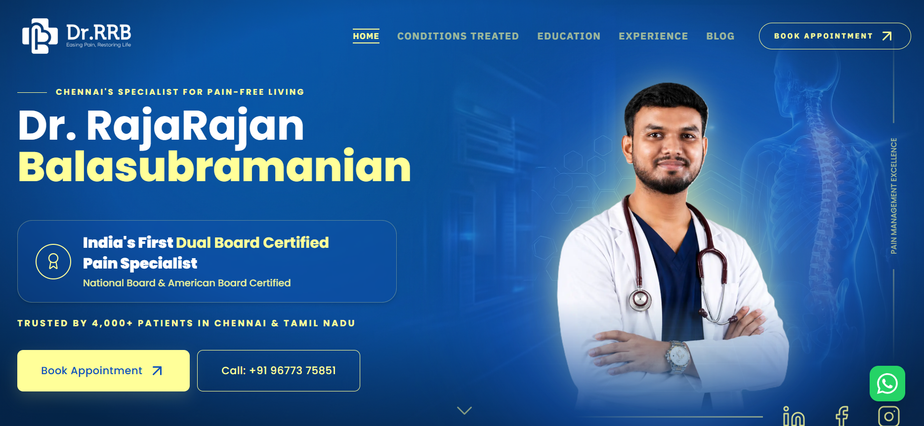 Dr. RRB — Medical Excellence & Patient Acquisition